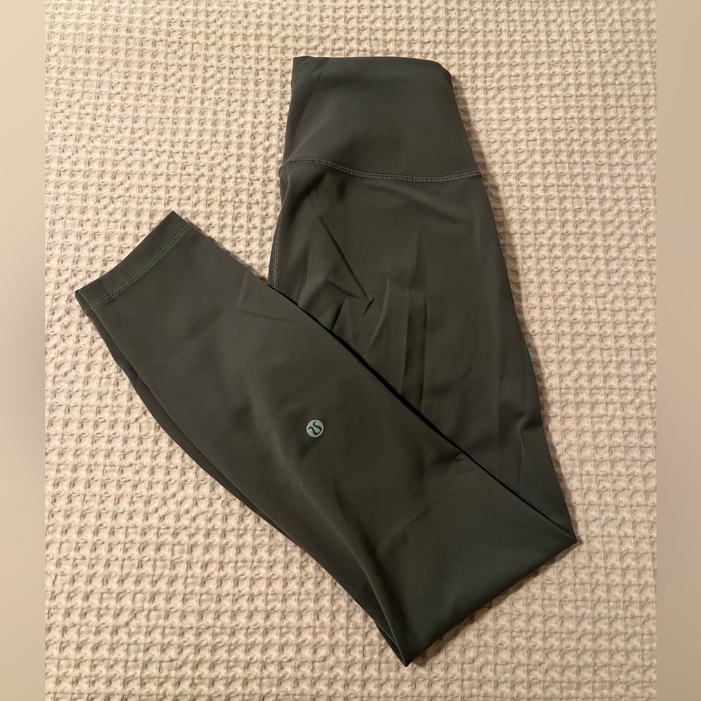 lululemon Wundertrain 25” green Leggings